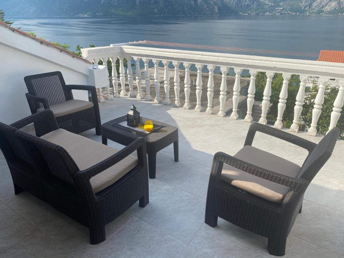 Lux Boka Sea View Apartment 코토르 외부 사진
